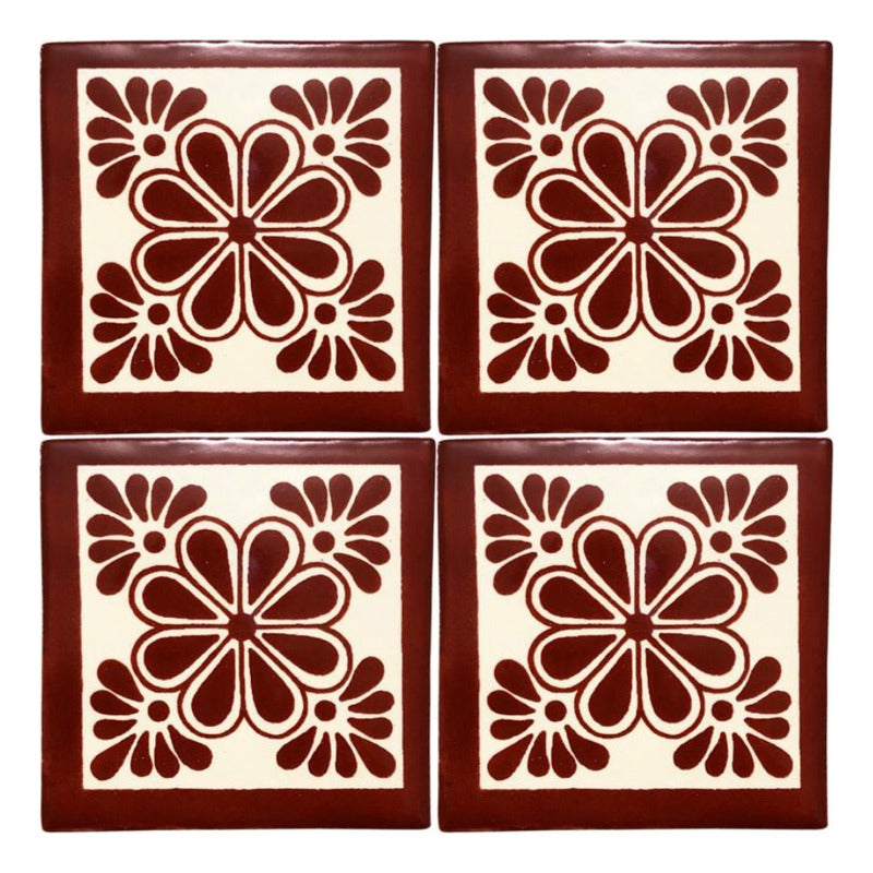 Azulejo Artesanal Tipo Talavera Liso 90pz #acls-74