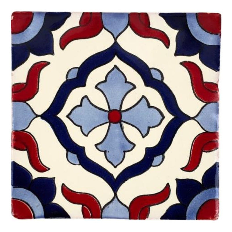 Azulejo Artesanal Talavera Liso 90pz #acln-48