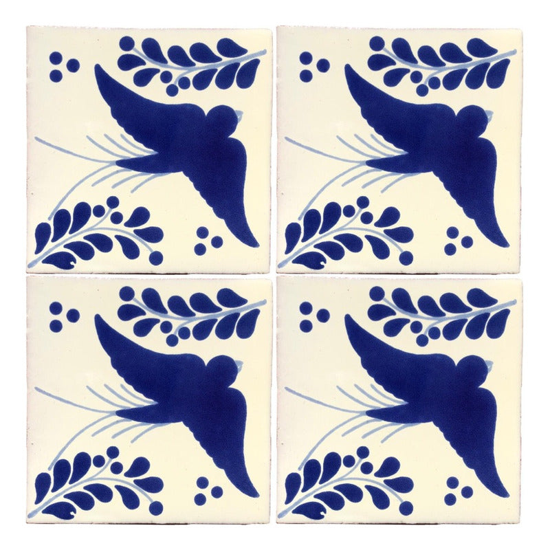 Azulejo Artesanal Talavera Liso 90pz #acls-131