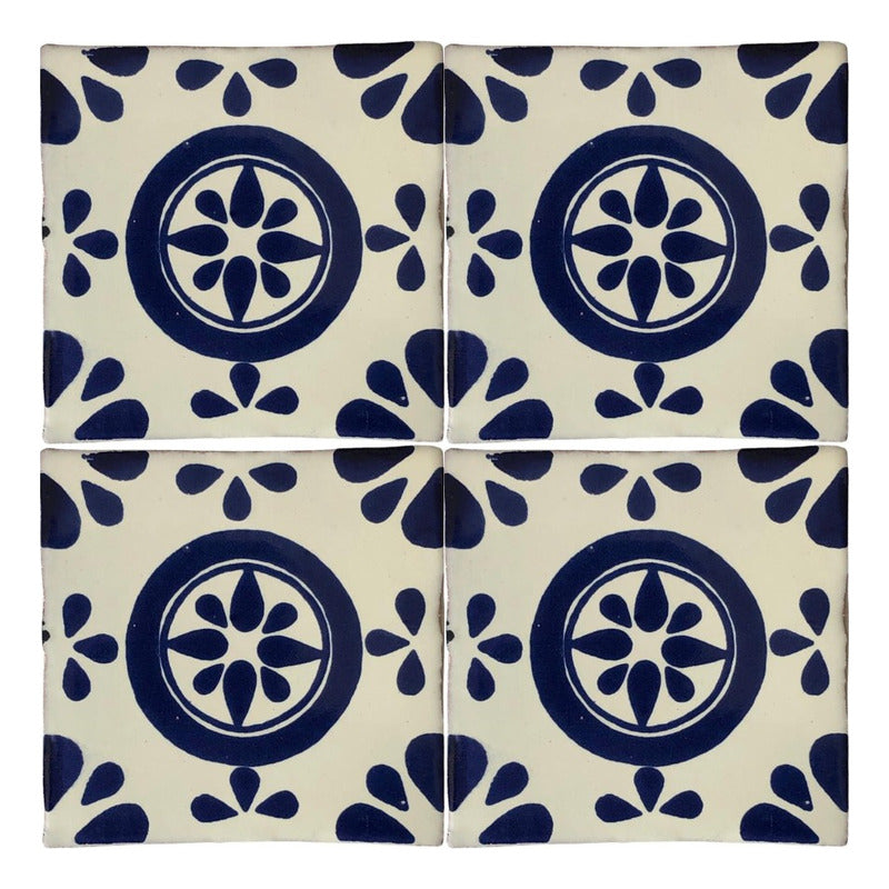 Azulejo Artesanal Talavera Liso 90pz #acls-50