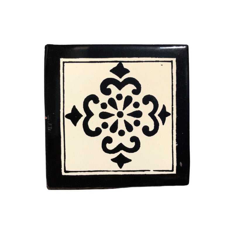 Azulejo 10.5cm Artesanal Talavera Liso 90pz #acls-114