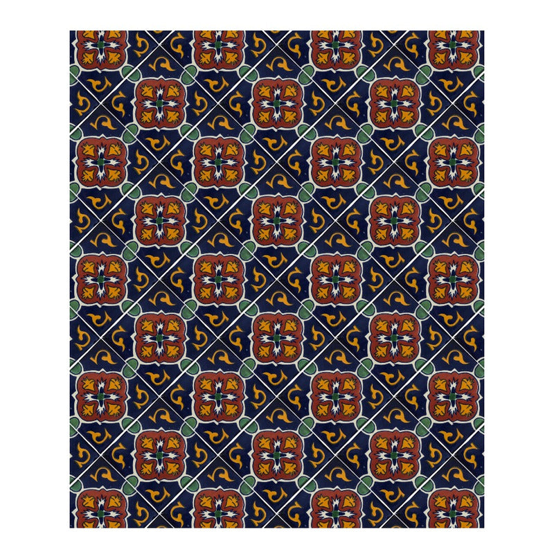 Azulejo Artesanal Tipo Talavera Liso 90pz #acln-38