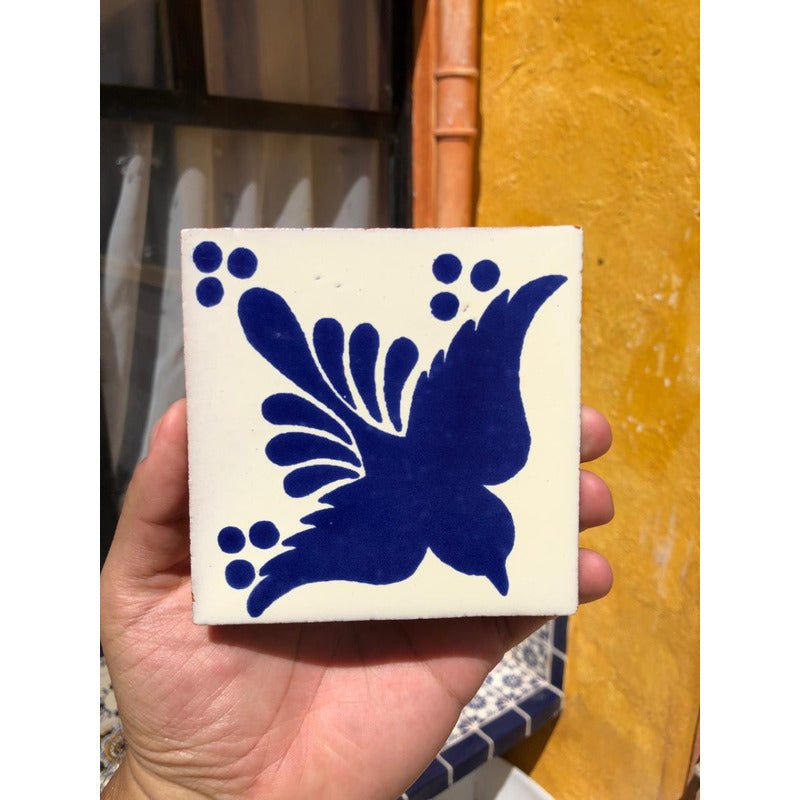 Azulejo Artesanal Talavera Liso 90pz #acls-137