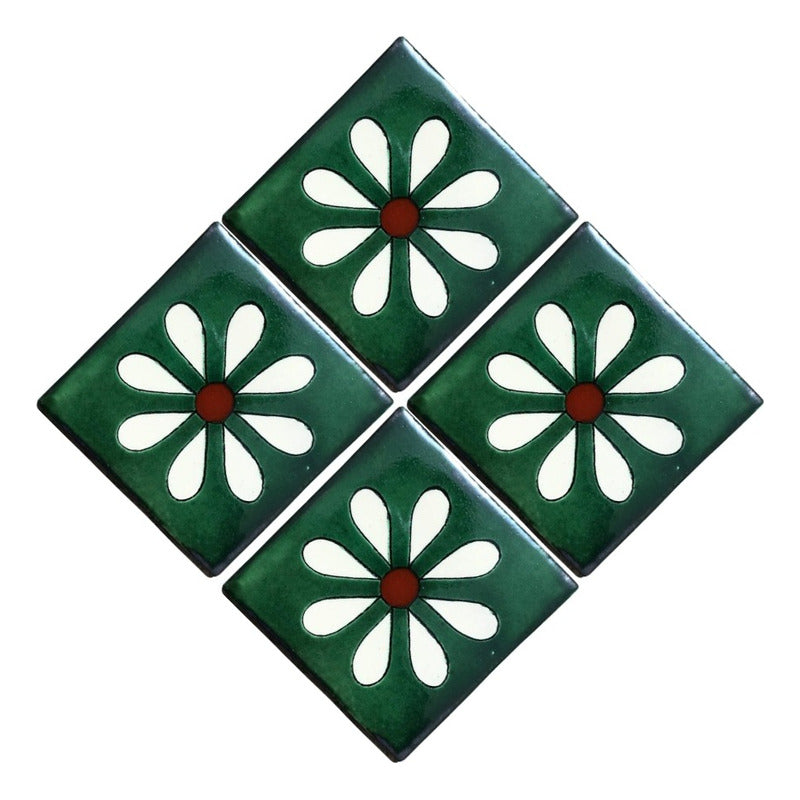 Azulejo Artesanal Talavera Liso 90pz #acls-103