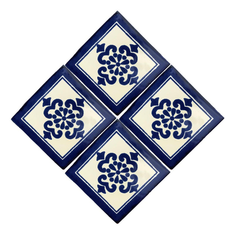 Azulejo Artesanal Talavera Liso 90pz #acls-61
