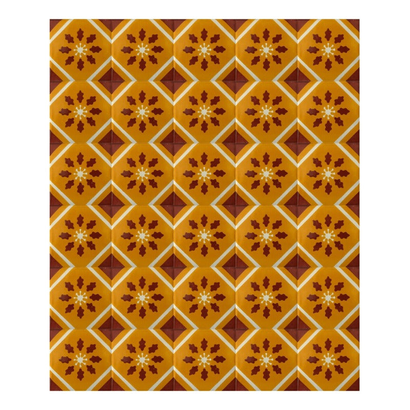 Azulejo 10.5cm Artesanal Talavera Liso 90pz #acls Acls-81