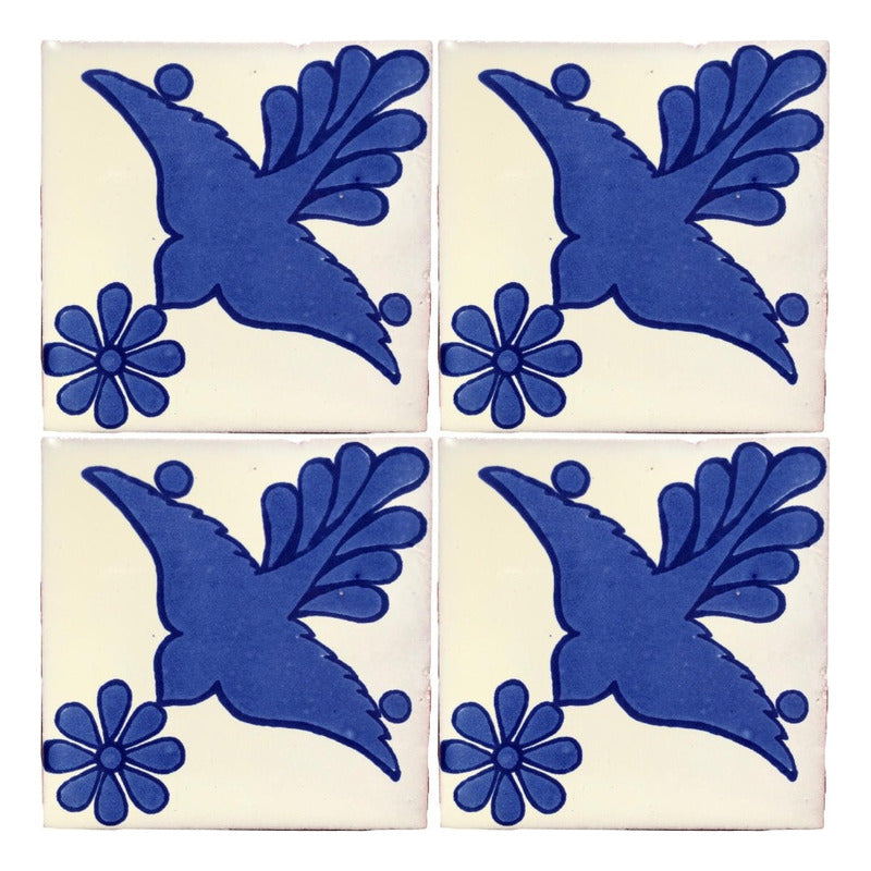 Azulejo Artesanal Tipo Talavera Liso 90pz #acls-138
