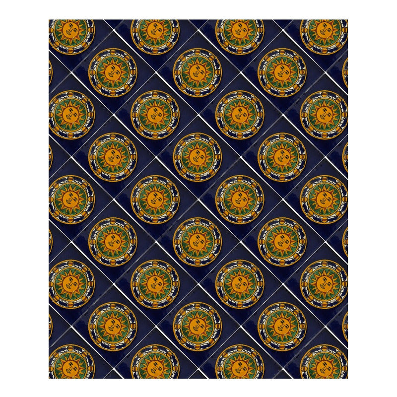 Azulejo Artesanal Tipo Talavera Liso 90pz #acln-18