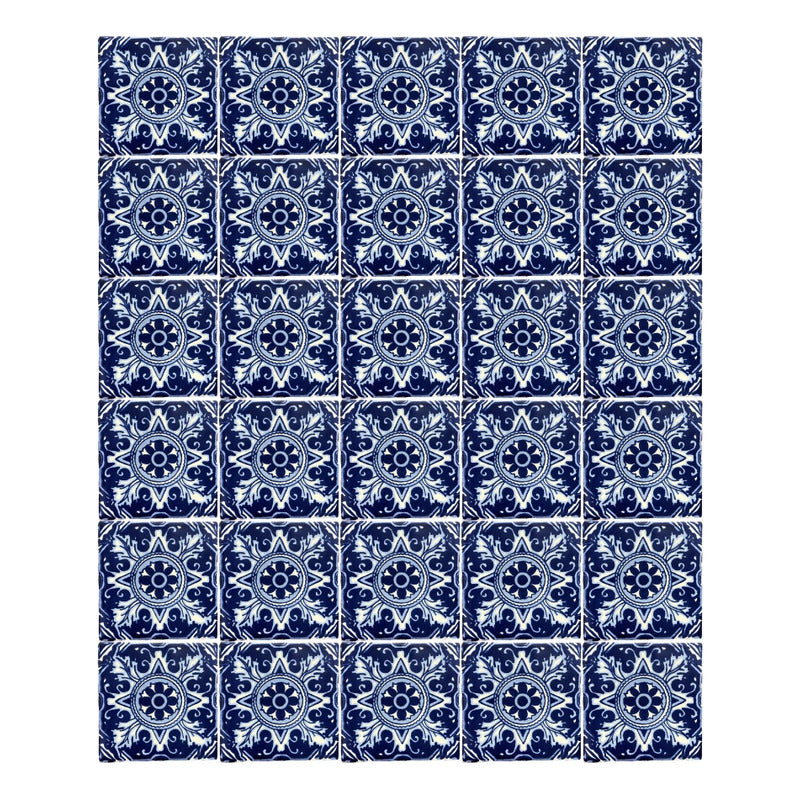 Azulejo Artesanal Tipo Talavera Liso 90pz #acls-84