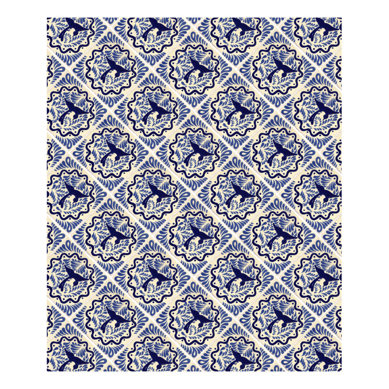 Azulejo 10.5cm Artesanal Tipo Talavera Liso 90pz #acls Acls-126