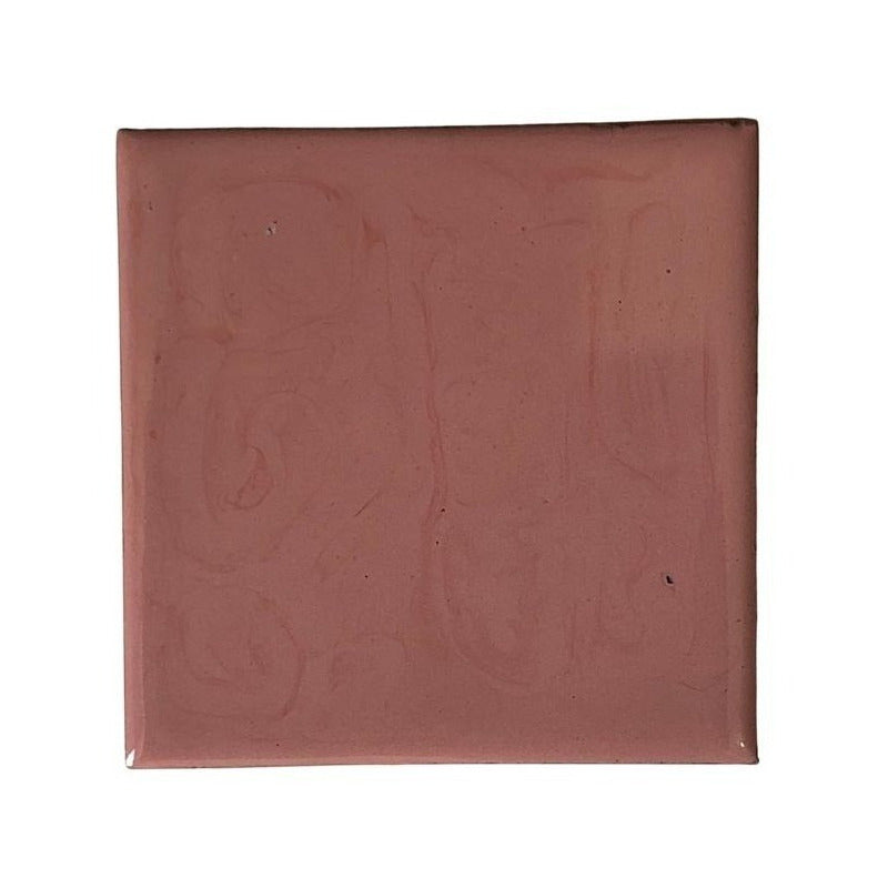 Azulejo 15.5cm Artesanal Talavera Liso 44pz Colores Nacar Claro