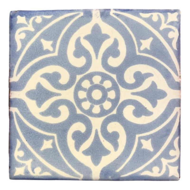 Azulejo Artesanal Tipo Talavera Liso 90pz #acls-54