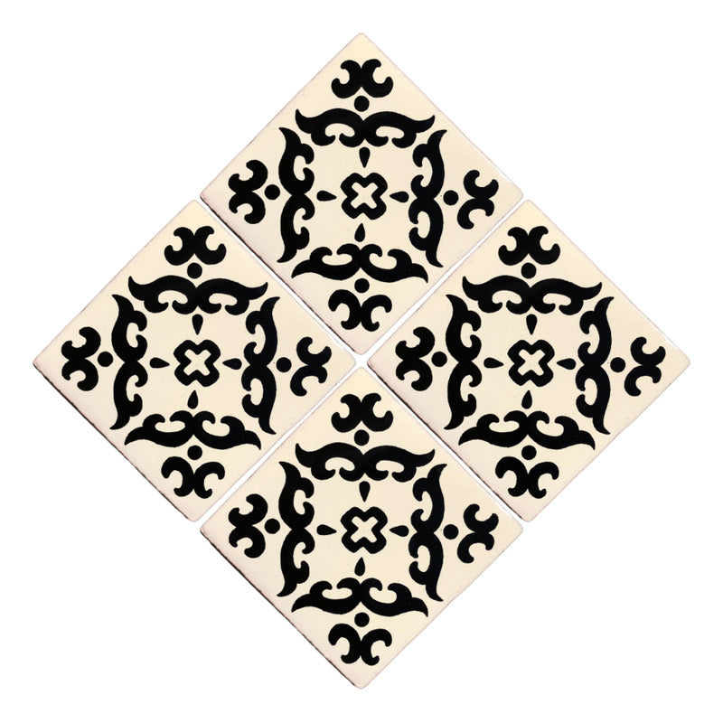 Azulejo 10.5cm Artesanal Talavera Liso 90pz #acls-115