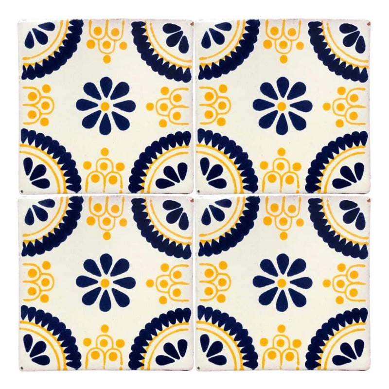 Azulejo Artesanal Talavera Liso 90pz #acls-100