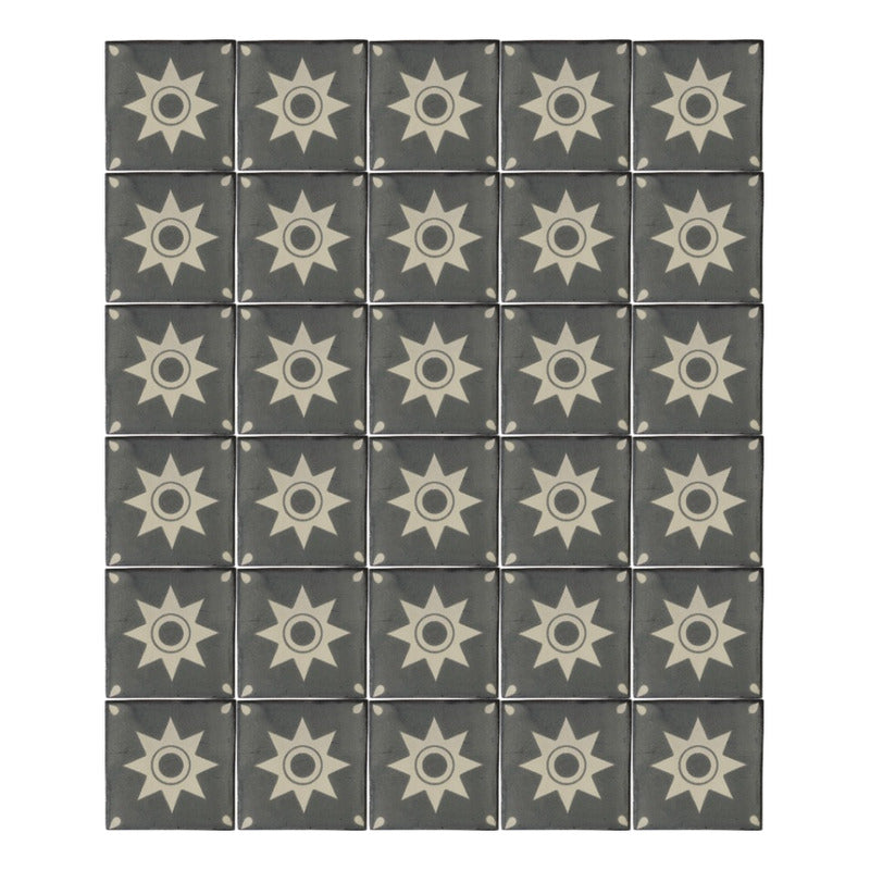 Azulejo Artesanal Talavera Liso 90pz #acls-48