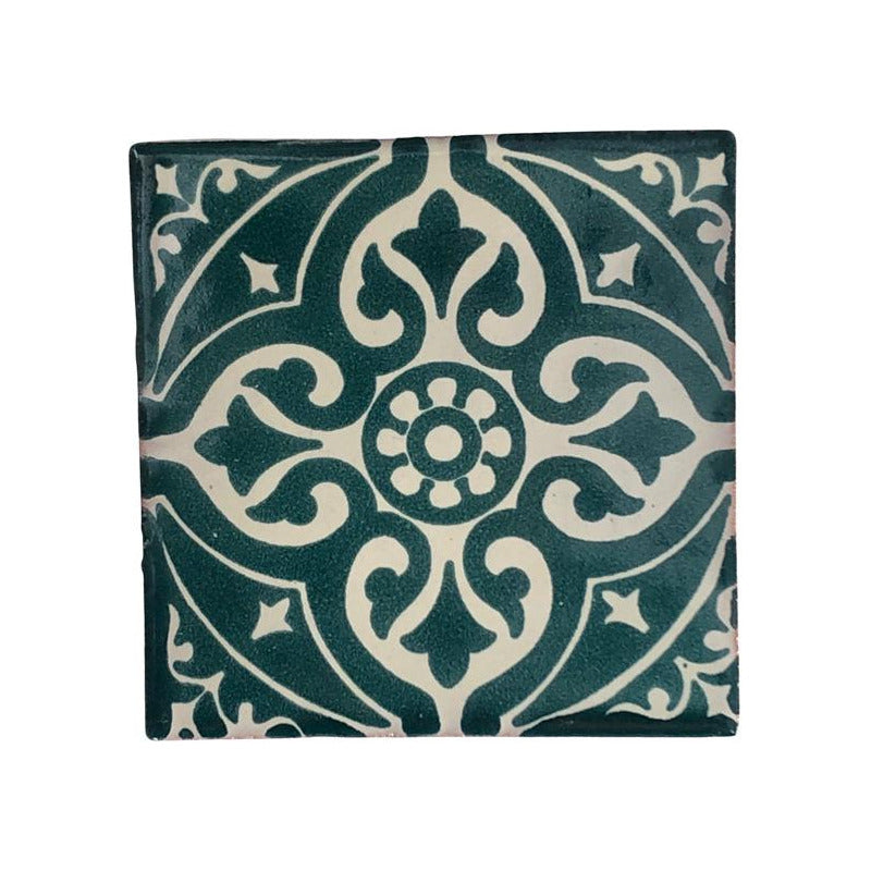 Azulejo 10.5cm Artesanal Talavera Liso 90pz #acls-38