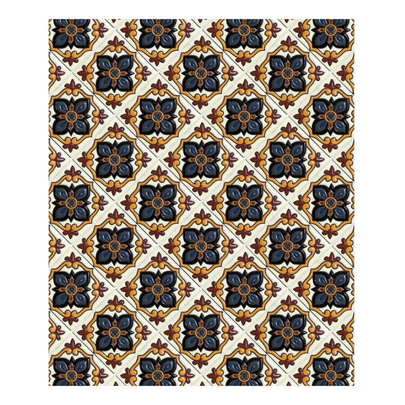 Azulejo 11cm Artesanal Tipo Talavera Relieve 90pz #acrs-44