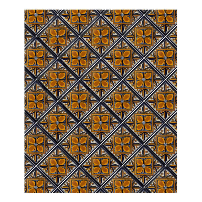 Azulejo 10.5cm Artesanal Talavera Liso 90pz #acln-28