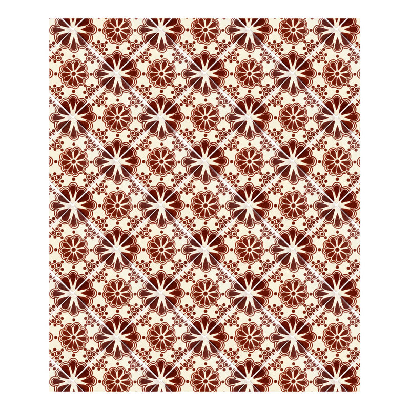 Azulejo 10.5cm Artesanal Talavera Liso 90pz #acls-79