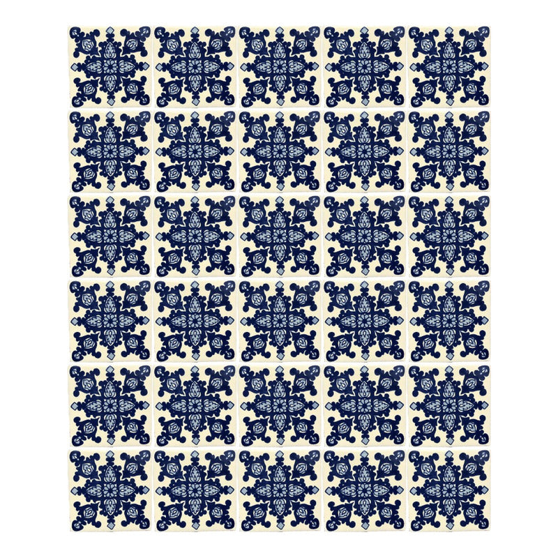 Azulejo Artesanal Talavera Liso 90pz #acls-90