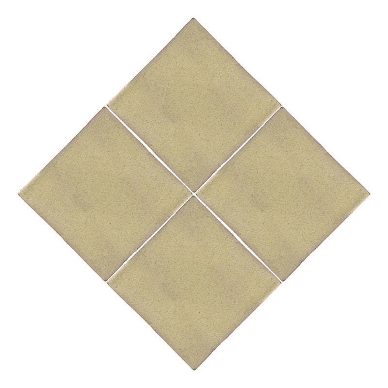 Azulejo 10.5cm Artesanal Tipo Talavera Liso 90pz Colores  Capuchino