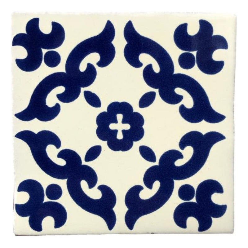 Azulejo Artesanal Tipo Talavera Liso 90pz #acls-63