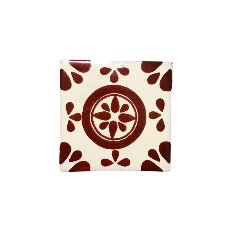 Azulejo 10.5cm Artesanal Talavera Liso 90pz #acls-78