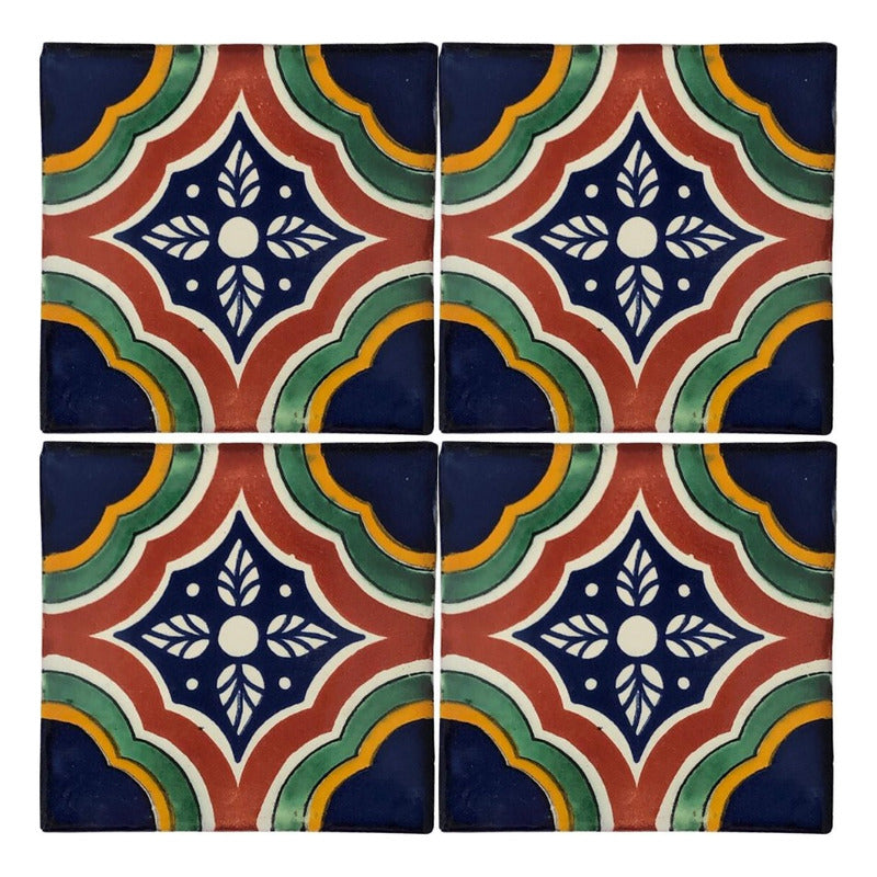 Azulejo Artesanal Talavera Liso 90pz #acln-40