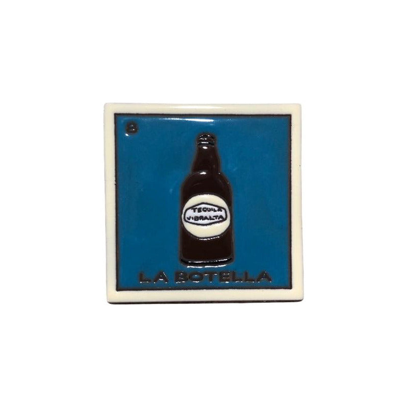 Loteria Azulejo 11cm Talavera Relieve 54pz #alrn-01