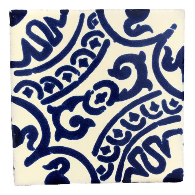 Azulejo Artesanal Tipo Talavera Liso 90pz #acls-57