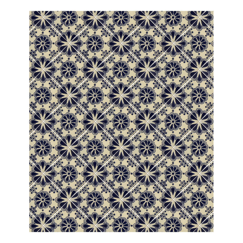 Azulejo 10.5cm Artesanal Talavera Liso 90pz #acls-46