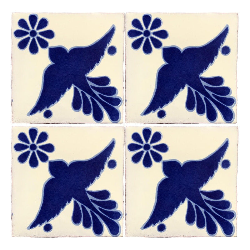 Azulejo Artesanal Tipo Talavera Liso 90pz #acls-133