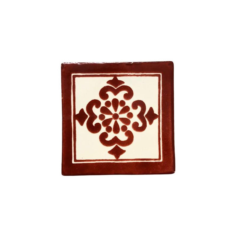 Azulejo 10.5cm Artesanal Talavera Liso 90pz #acls Acls-73