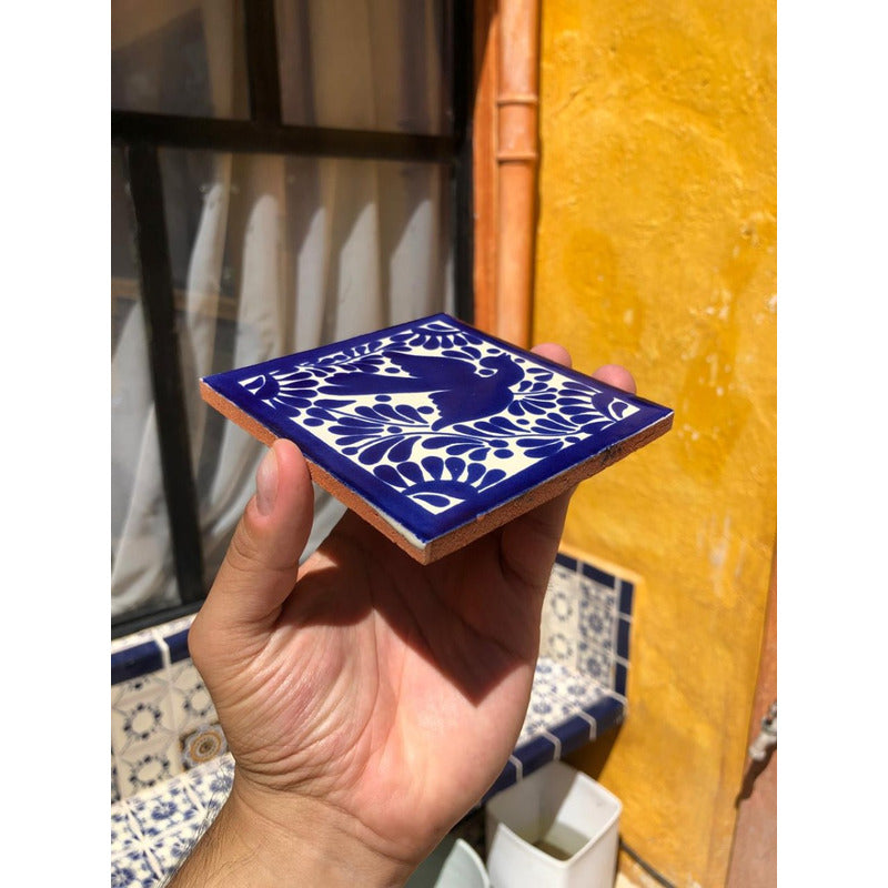 Azulejo Artesanal Tipo Talavera Liso 90pz #acls-128