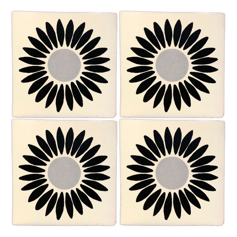 Azulejo 10.5cm Artesanal Tipo Talavera Liso 90pz #acls Acls-117