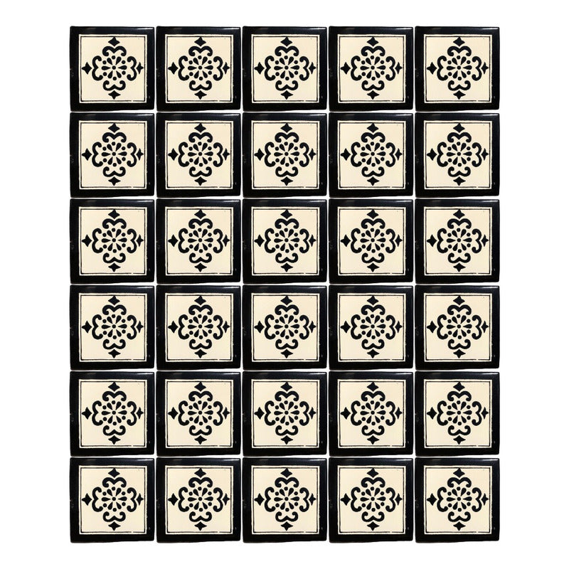 Azulejo Artesanal Talavera Liso 90pz #acls-114