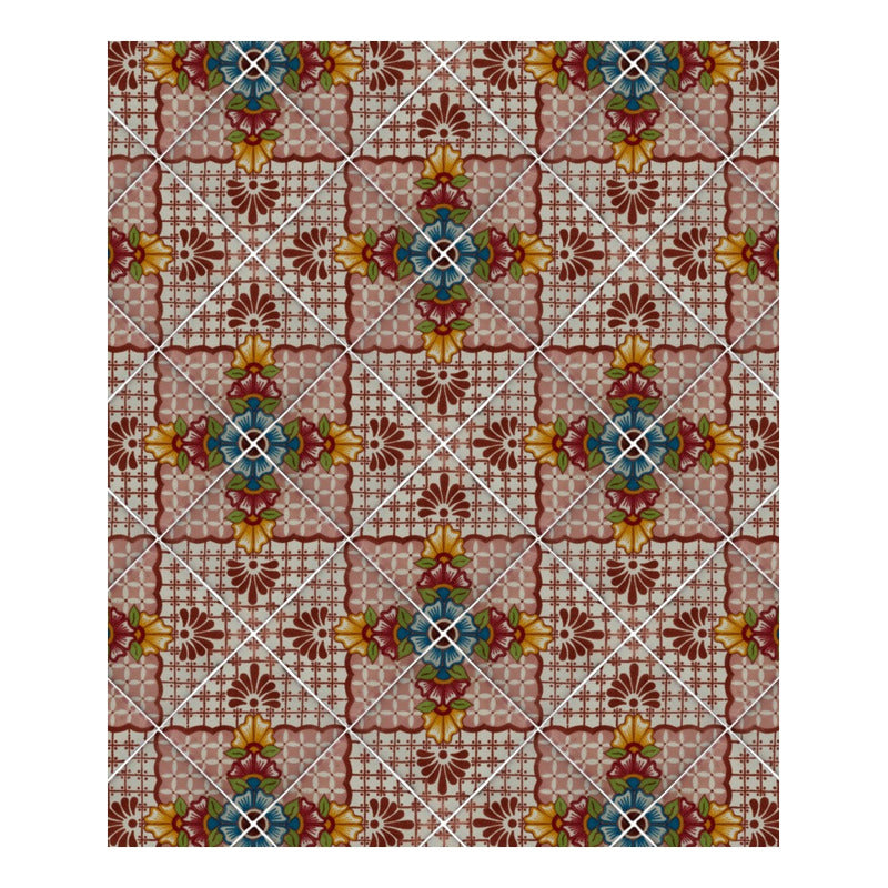 Azulejo 10.5cm Artesanal Talavera Liso 90pz #acln-34