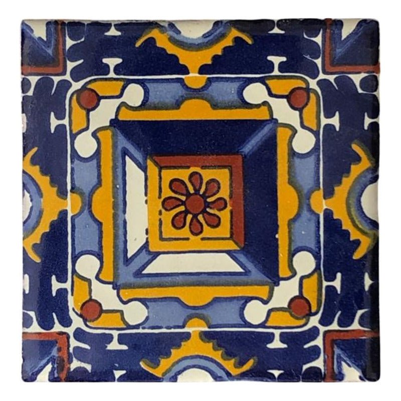 Azulejo Artesanal Talavera Liso 90pz #acln-21