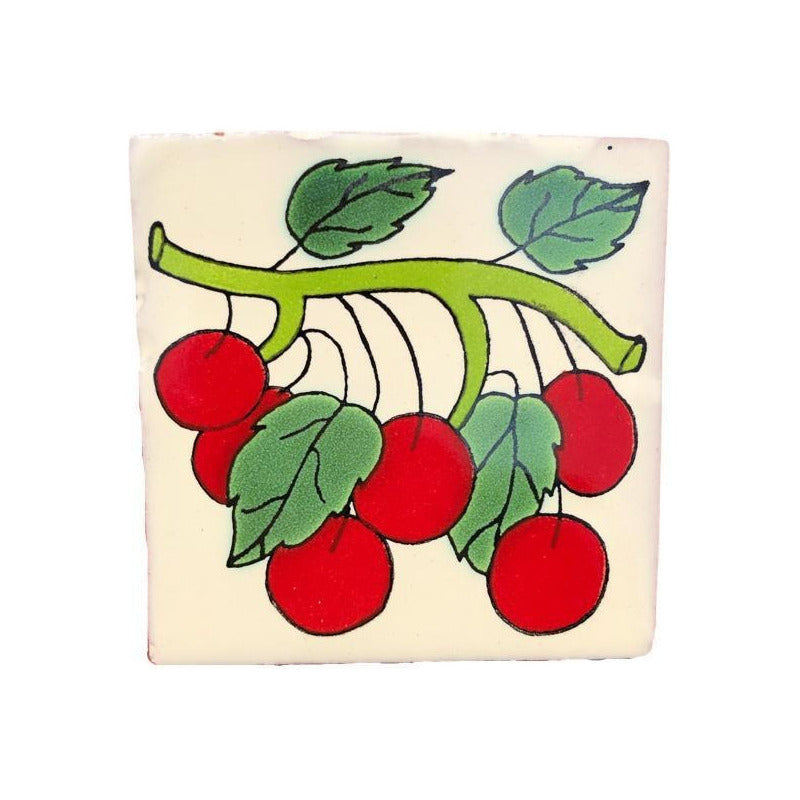 Azulejo 10.5cm Artesanal Tipo Talavera Liso 90pz #acln Acln-01