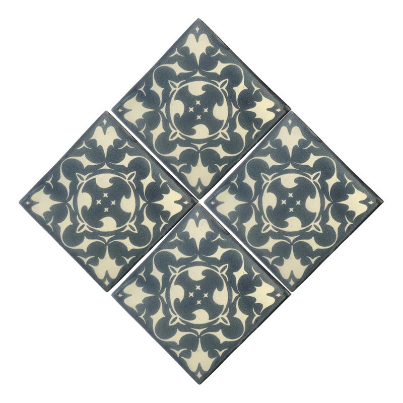 Azulejo 10.5cm Artesanal Tipo Talavera Liso 90pz #acls Acls-43