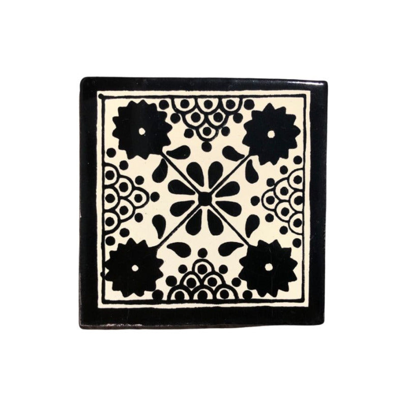 Azulejo 10.5cm Artesanal Talavera Liso 90pz #acls-112