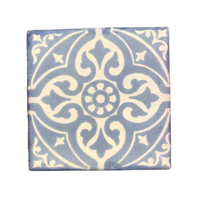 Azulejo 10.5cm Artesanal Talavera Liso 90pz #acls Acls-54