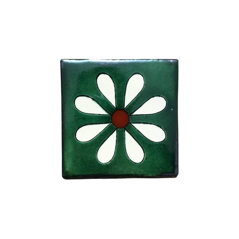 Azulejo 10.5cm Artesanal Talavera Liso 90pz #acls Acls-103