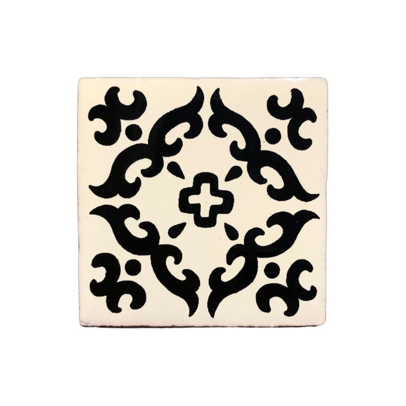 Azulejo 10.5cm Artesanal Tipo Talavera Liso 90pz #acls-115