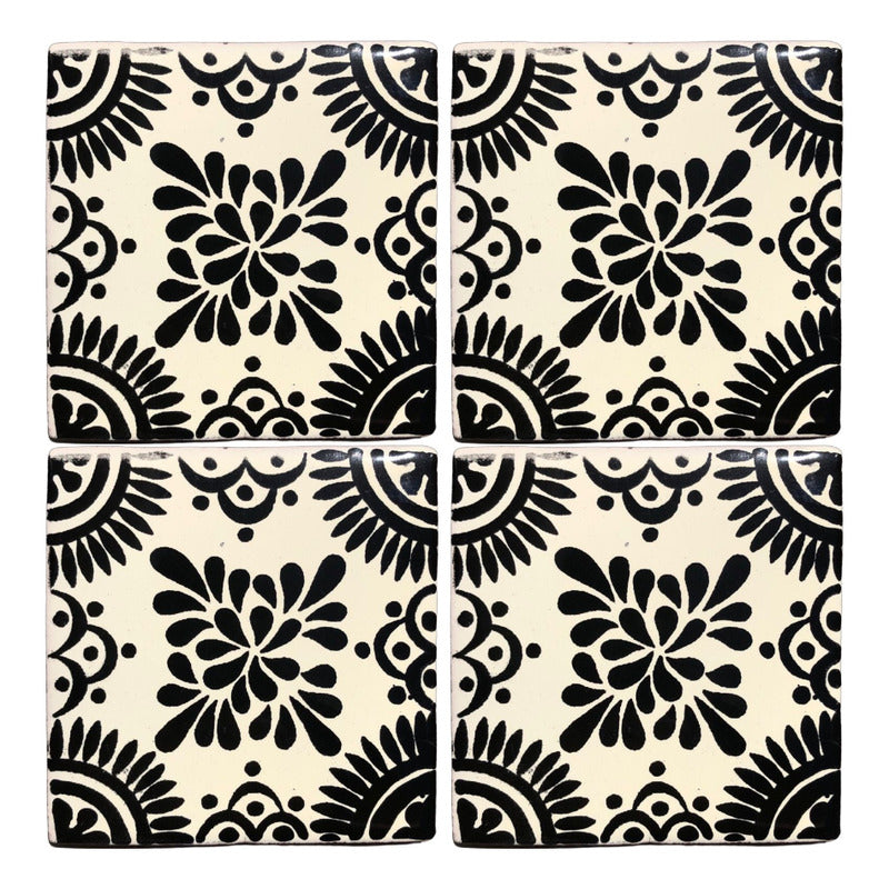 Azulejo 10.5cm Artesanal Talavera Liso 90pz #acls-120