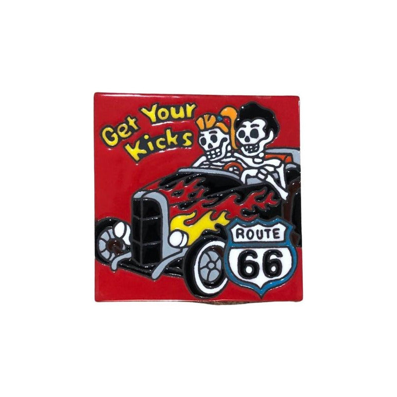 Azulejo 11cm Artesanal Tipo Talavera Relieve 90pz #acre Acre-60