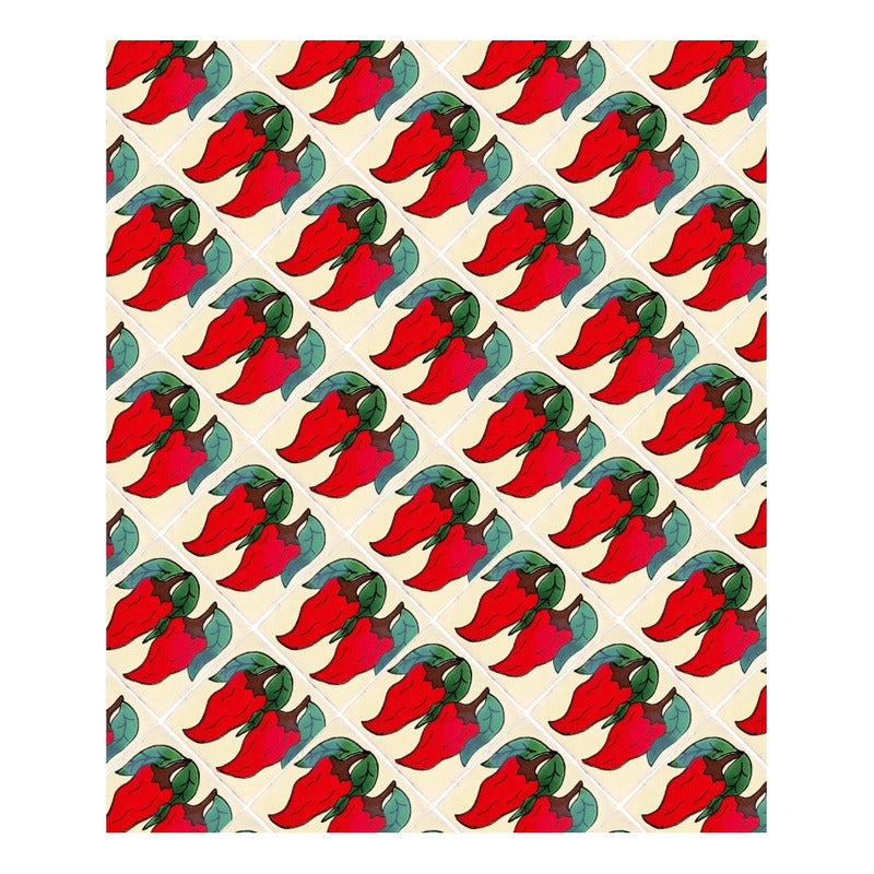 Azulejo 10.5cm Artesanal Talavera Liso 90pz #acln-02