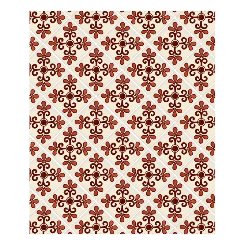 Azulejo 10.5cm Artesanal Talavera Liso 90pz #acls-91