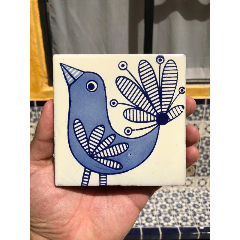 Azulejo Artesanal Talavera Liso 90pz #acls-132