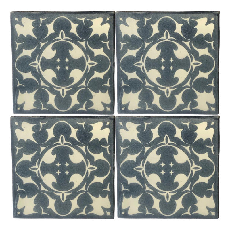 Azulejo 10.5cm Artesanal Tipo Talavera Liso 90pz #acls Acls-43